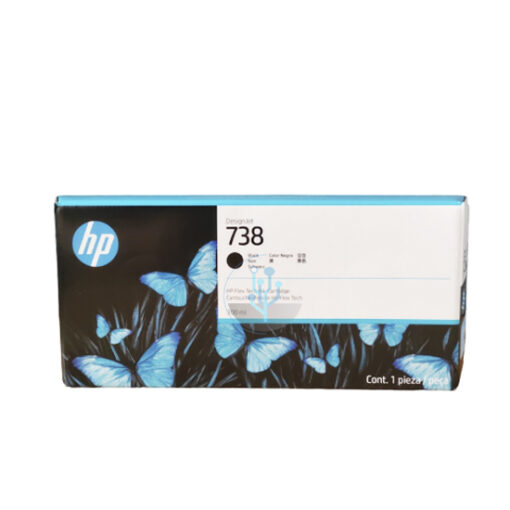 HP 738 Negro Ink Cartridge 300 ml